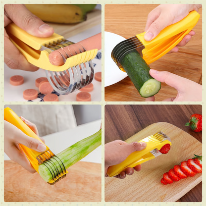 FruitFix™ – Edelstahl-Bananenschneider