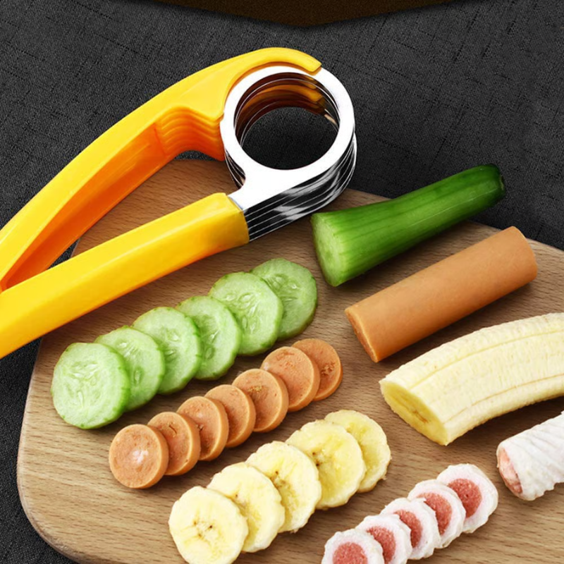 FruitFix™ – Edelstahl-Bananenschneider