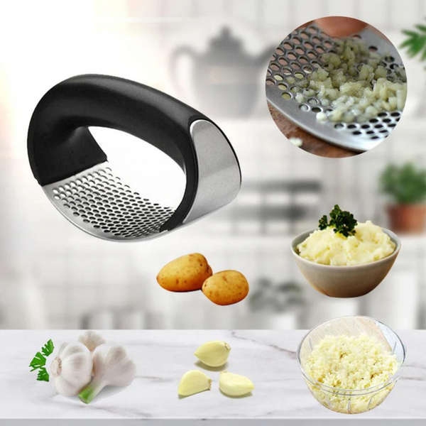 GarlicPro™ – Knoblauchpresse aus Edelstahl für Küche & Alltag