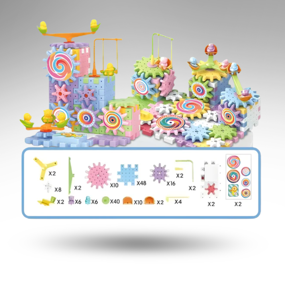 GearSpin™ Zahnrad-Bauset – Logik & Bewegung spielerisch lernen