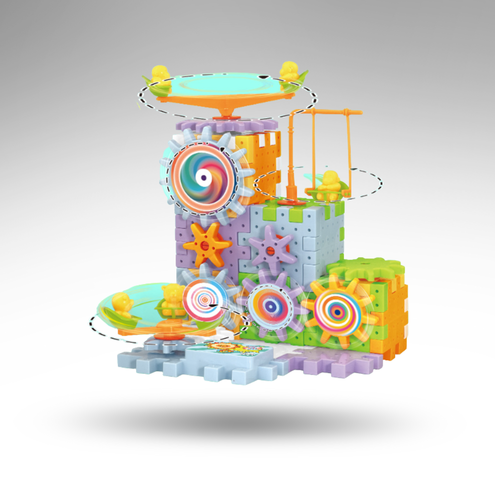 GearSpin™ Zahnrad-Bauset – Logik & Bewegung spielerisch lernen