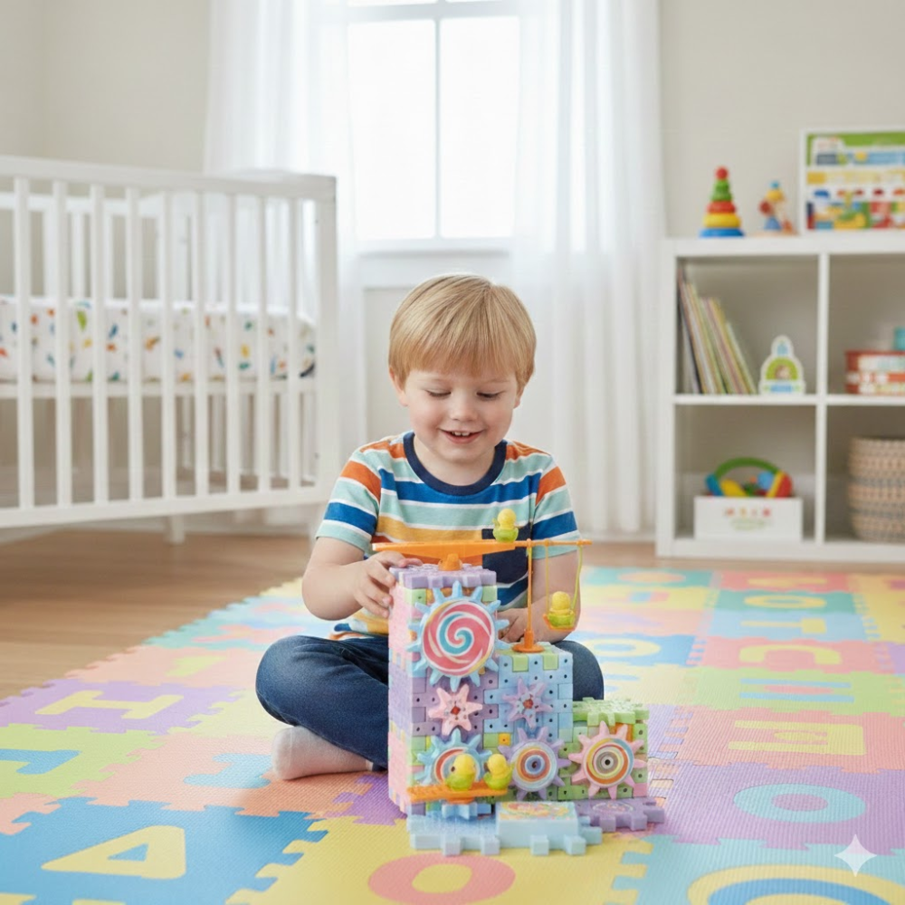 GearSpin™ Zahnrad-Bauset – Logik & Bewegung spielerisch lernen