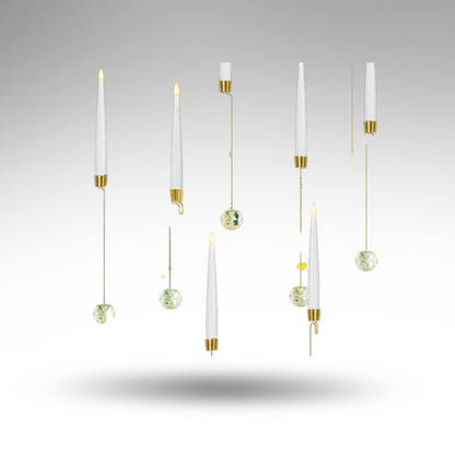 GlowBall™ LED-Baumkerzen – Kabellos, Sicher & Elegant