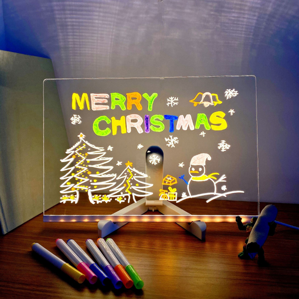 GlowNote™ – LED-Nachttischtafel & Botschaftsboard