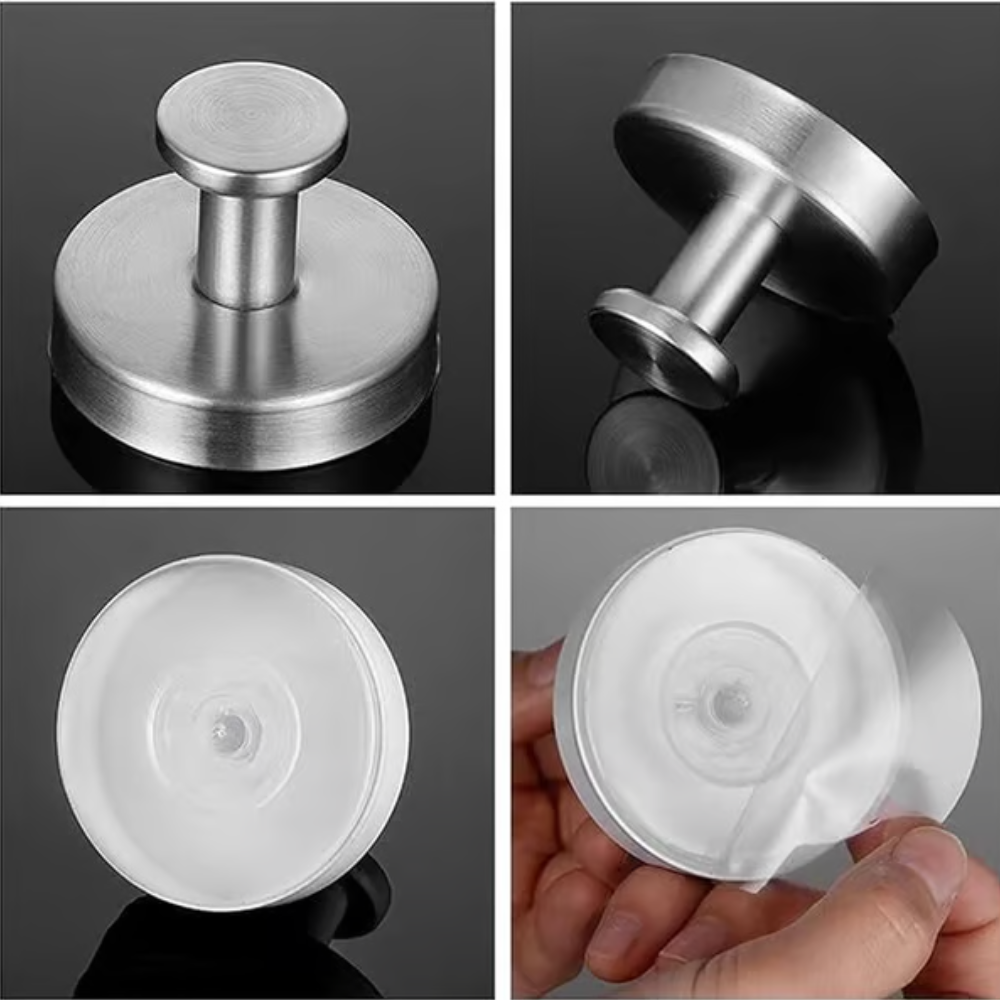 GripCup™ Metall-Saugnapfhaken für Handtücher ohne Bohren