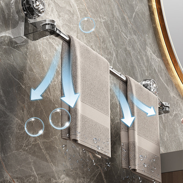 GripLux™ – Luxus Saugnapf Handtuchhalter