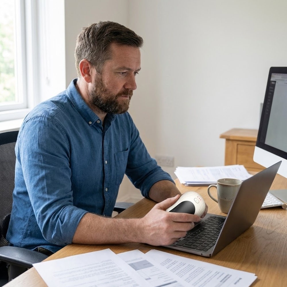 HeatPalm™ Wiederaufladbare Handwärmer – 12h Wärme & Magnetisch