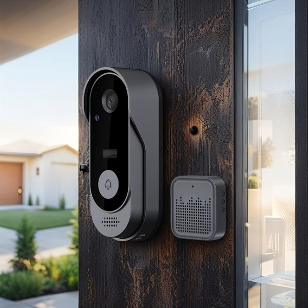 SmartVue™ Smarte Video-Türglocke – Drahtlos, Nachtsicht, App-Steuerung