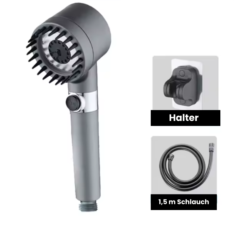 HydroLux™ – 4-in-1 Massageduschkopf verstellbar