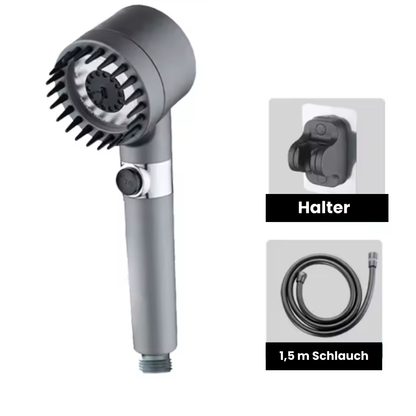 HydroLux™ – 4-in-1 Massageduschkopf verstellbar
