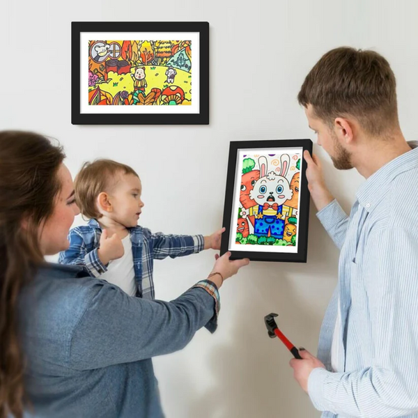 KreativRahmen™ – Kinder Kunst & Foto Rahmen