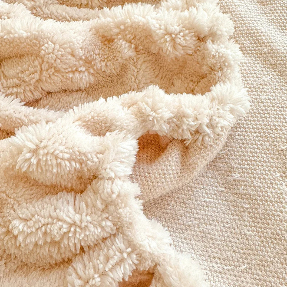 Lena™ Winterwarmes Spannbettlaken aus Dickem Coral-Fleece