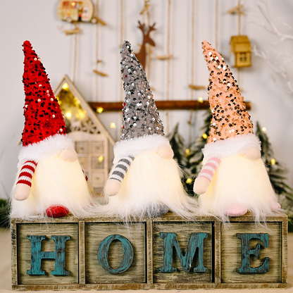 LeuchtGnom™ – Faceless Xmas Deko mit warmem Licht