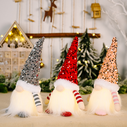 LeuchtGnom™ – Faceless Xmas Deko mit warmem Licht
