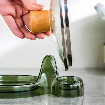 LidNest™ Kombi-Halterung für Kochlöffel & Topfdeckel