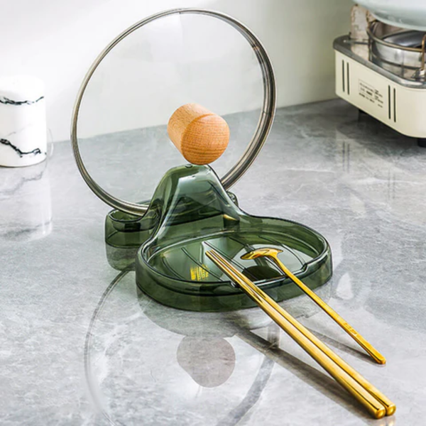 LidNest™ Kombi-Halterung für Kochlöffel & Topfdeckel