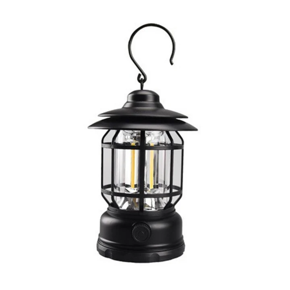 LumaVibe™ Tragbare Vintage-Laterne mit smarten Funktionen für innen & außen