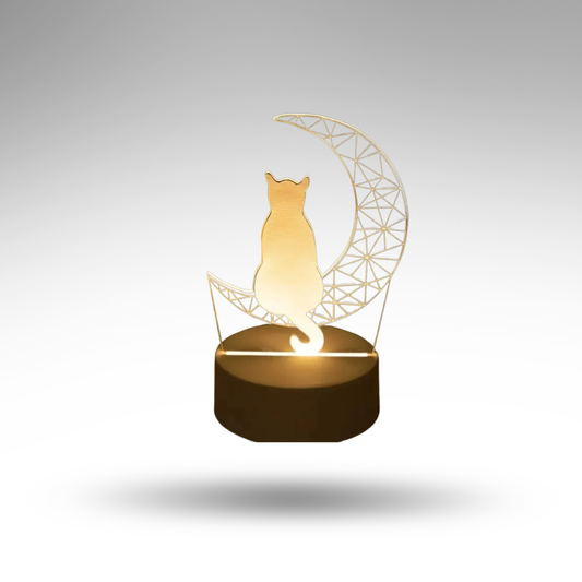 LunaCat™ 3D-Nachtlampe – Magie & Atmosphäre