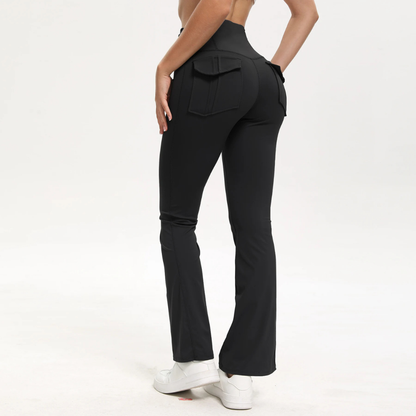 Lunara™ Figurformende Flared Leggings für Gym & Freizeit