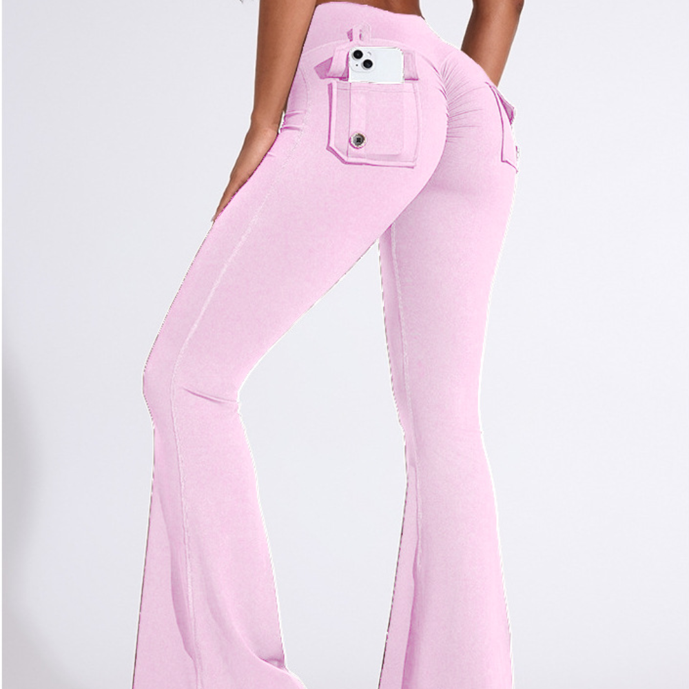 Lunara™ Figurformende Flared Leggings für Gym & Freizeit