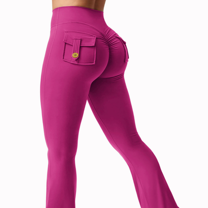 Lunara™ Figurformende Flared Leggings für Gym & Freizeit