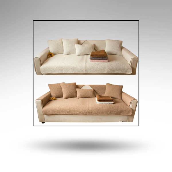 LysLoom™ Bouclé Sofabezug – Premium-Design & Halt