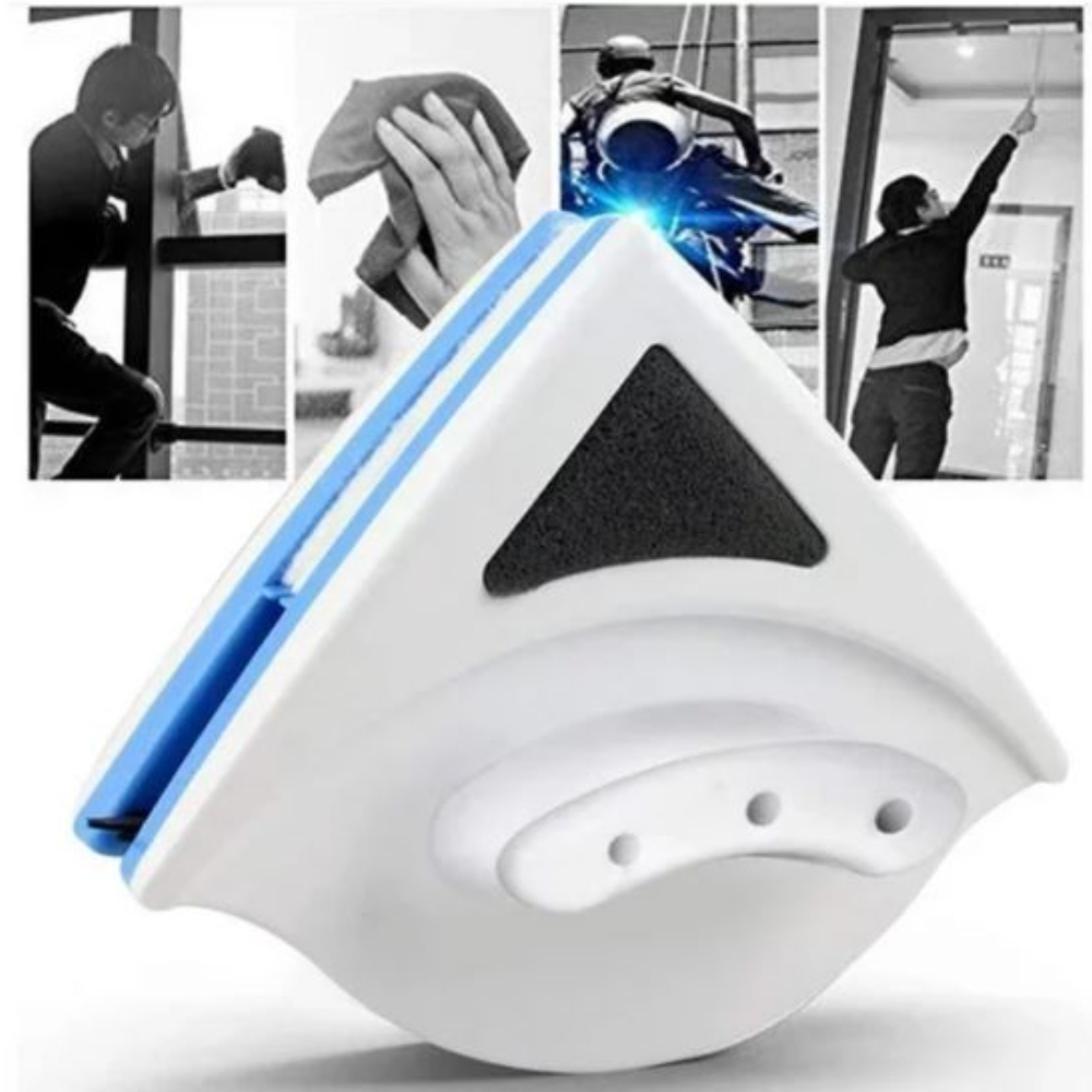 MagnaWipe™ Magnetischer Fensterreiniger für doppelseitiges Putzen