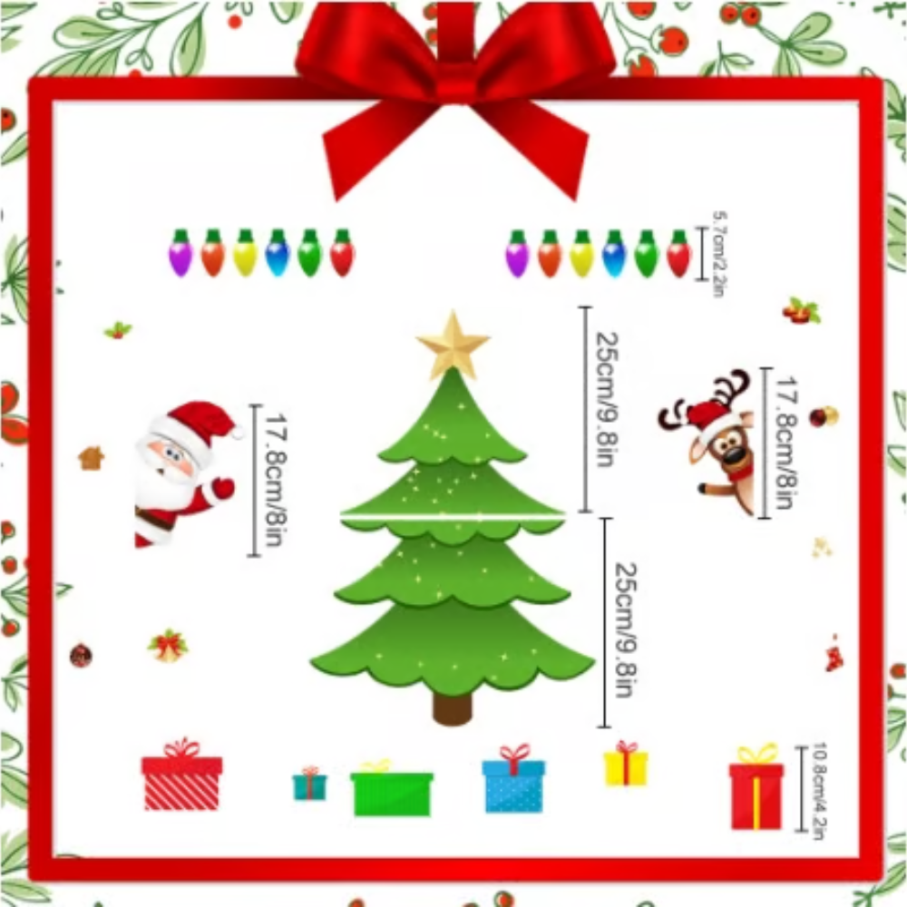 MagnetWeihnacht™ – Magnetische Weihnachtsbaum-Deko-Sticker