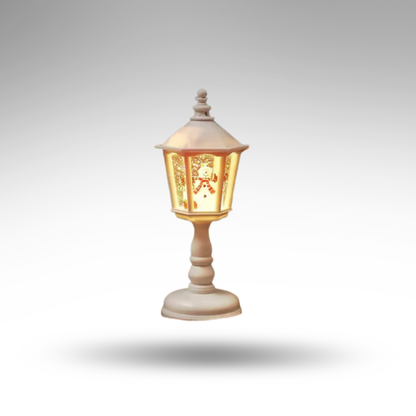 MelodyGlow™ Musikalische Tischlampe – Licht, Schnee & Melodie