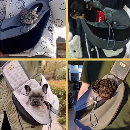 MetroMate™ - Stilvoller, atmungsaktiver Mesh-Rucksack für Hunde & Katzen