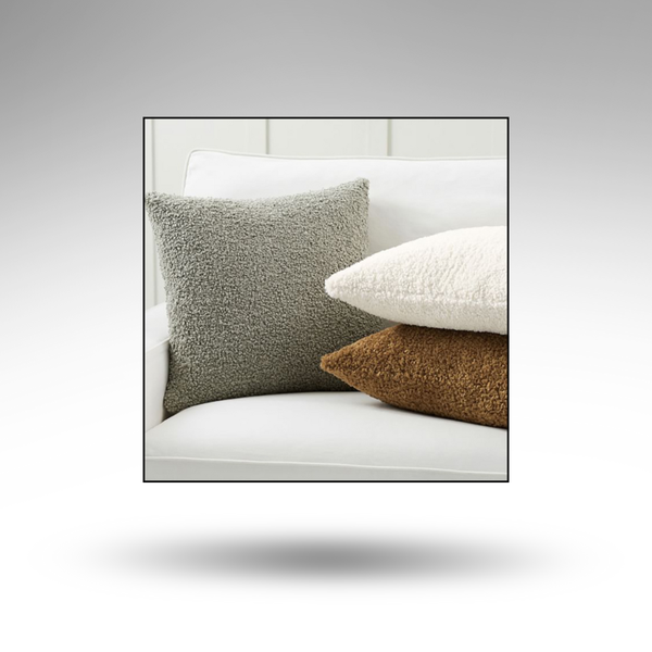 NordHug™ Bouclé-Kissenhülle – Design & Kuschelfaktor