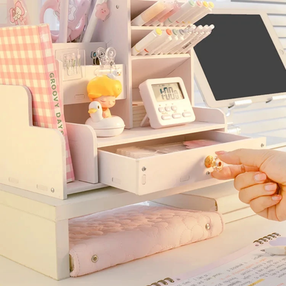 Ordiva™ Weißer Schreibtisch-Organizer