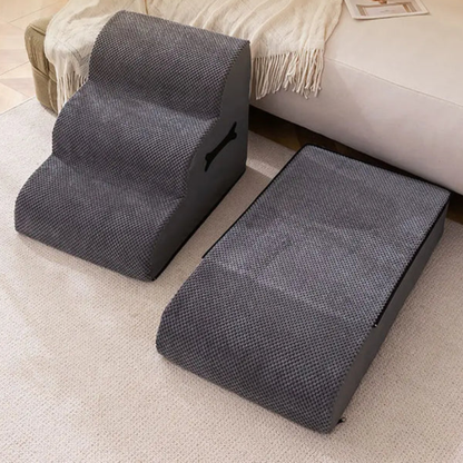 PawLift™ – Höhenverstellbare Haustier-Treppe für Kleine und Große Hunde & Katzen