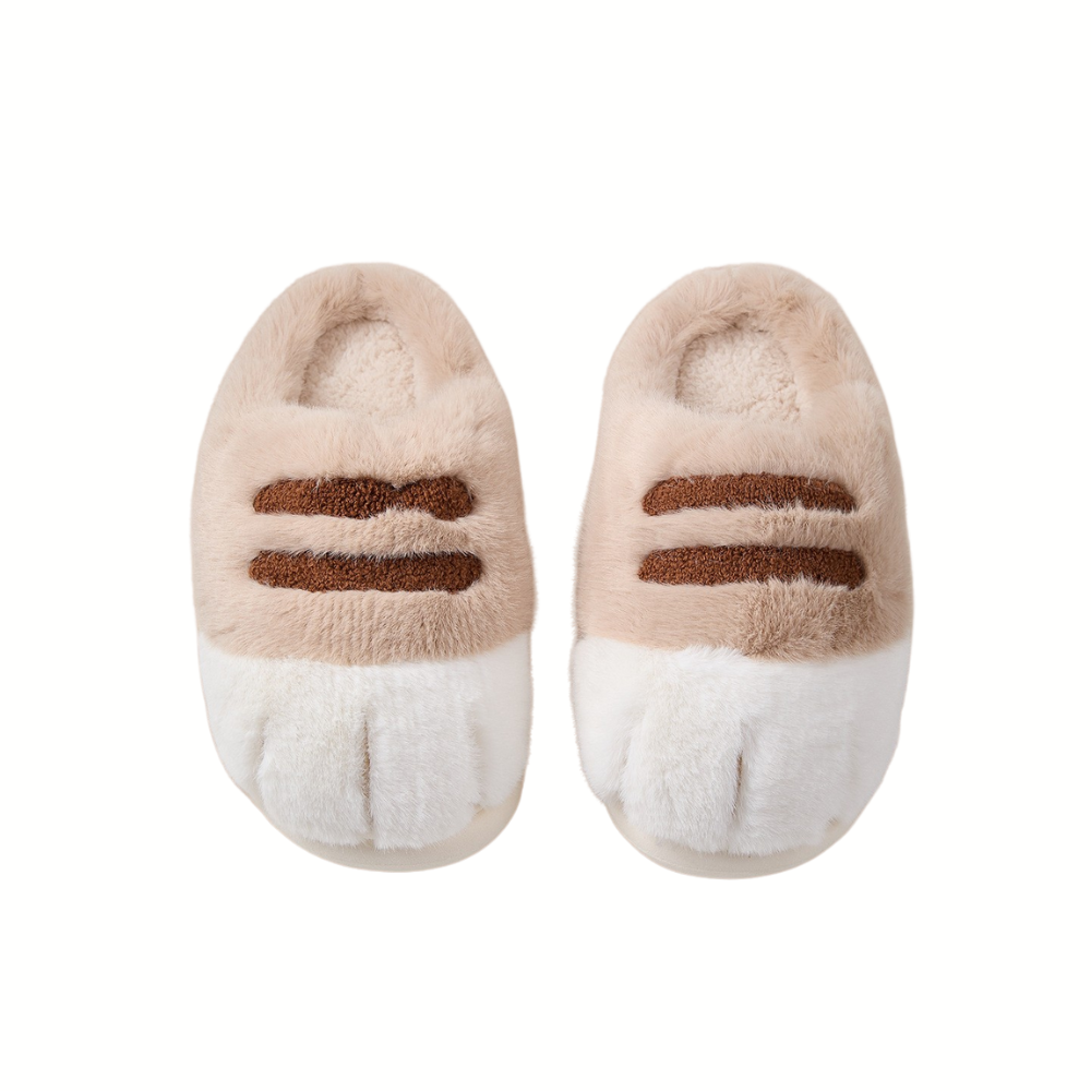 PawSoft™ – Flauschige Katzenpfoten-Flipflops