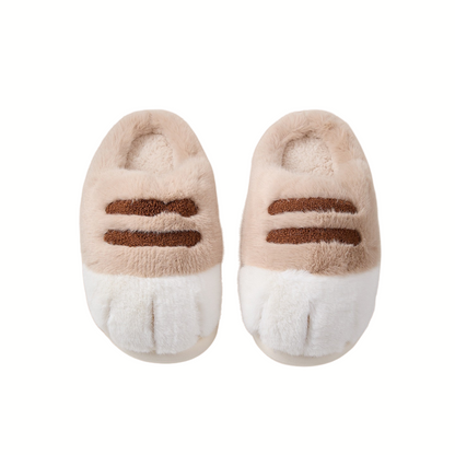 PawSoft™ – Flauschige Katzenpfoten-Flipflops