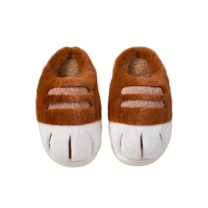 PawSoft™ – Flauschige Katzenpfoten-Flipflops