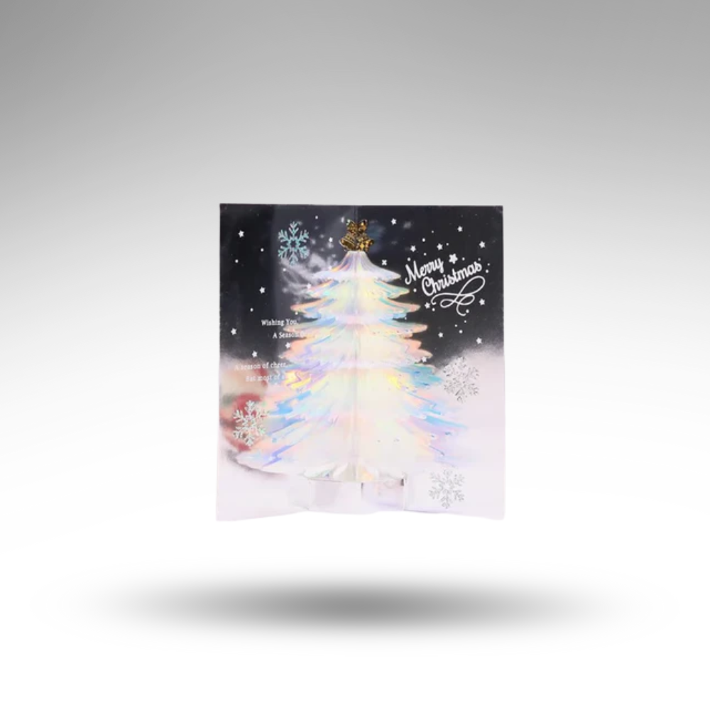 PopUpWish™ 3D-Weihnachtskarte – Handgefertigte Kunst & Magie