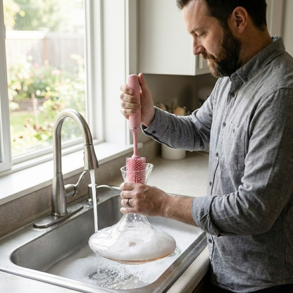 PureClean™ Elektrische Flaschenbürste – 360° Hygiene & Zeitersparnis