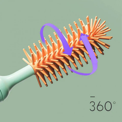 PureClean™ Elektrische 360° Silikon-Flaschenbürste mit Langstiel