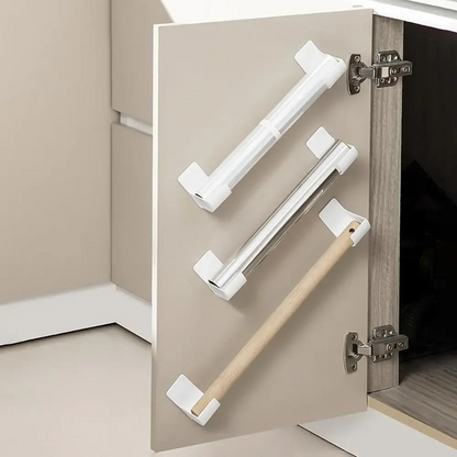 RollFix™ 8er-Set – Halterung für Müllbeutel unter der Ablage