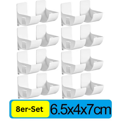 RollFix™ 8er-Set – Halterung für Müllbeutel unter der Ablage