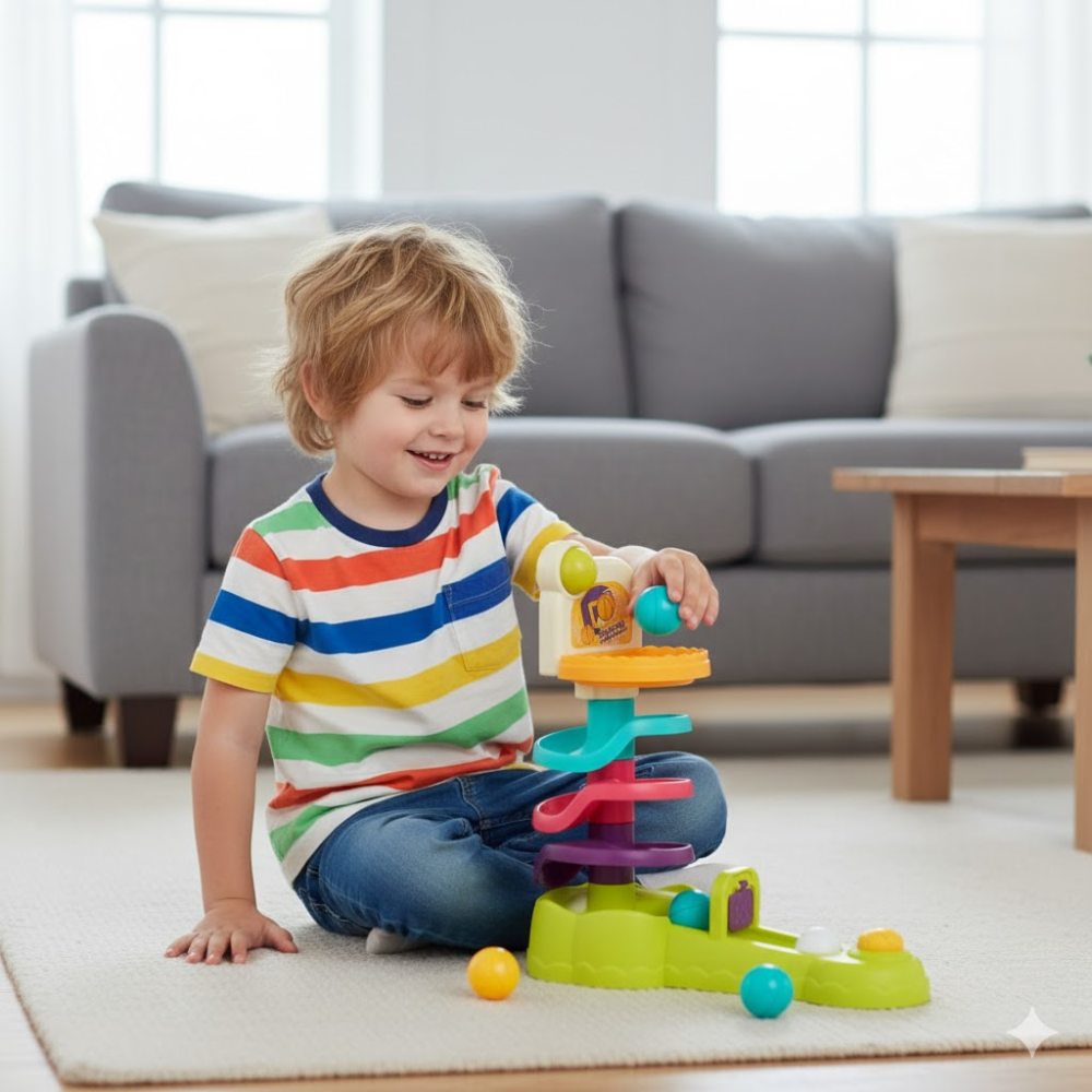 RollTower™ Kugelbahn – Fokus & Logik spielerisch fördern