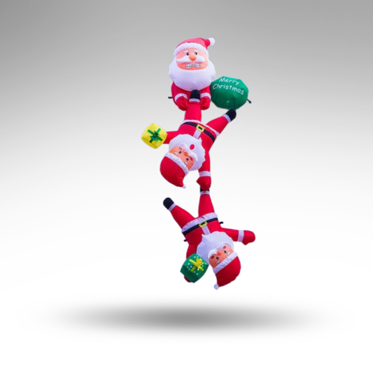 RoofSanta™ XXL Kletter-Weihnachtsmann – Aufblasbar & Wetterfest