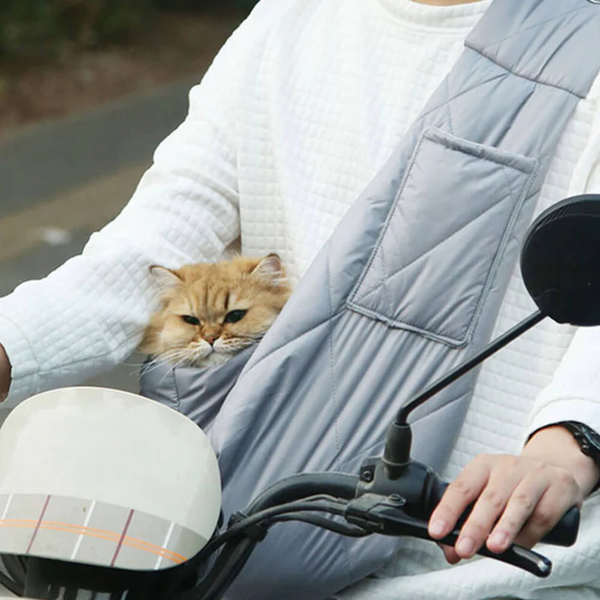 SafeSling™ - Weicher, warmer & sicherer Outdoor-Tragesack für Hunde & Katzen