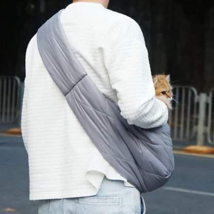 SafeSling™ - Weicher, warmer & sicherer Outdoor-Tragesack für Hunde & Katzen