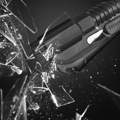 SafeKey™ – 3-in-1 Sicherheits-Schlüsselanhänger mit Fensterbrecher & Gurtschneider