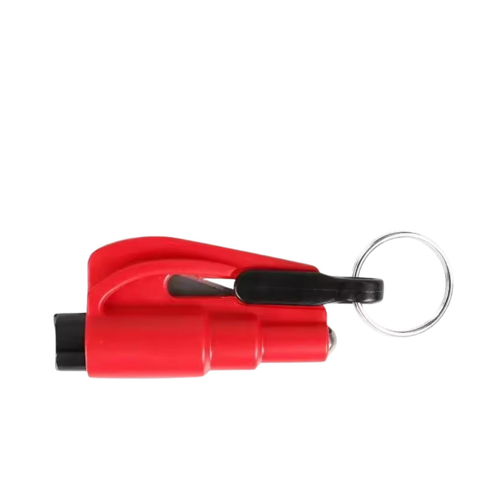 SafeKey™ – 3-in-1 Sicherheits-Schlüsselanhänger mit Fensterbrecher & Gurtschneider