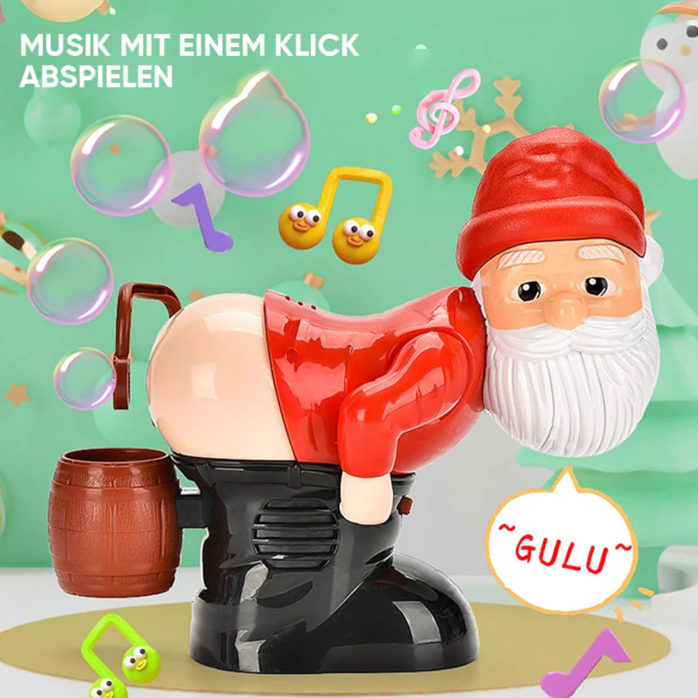 SantaBubbles™ Weihnachtsmann-Bubble-Maschine mit Musik & Licht