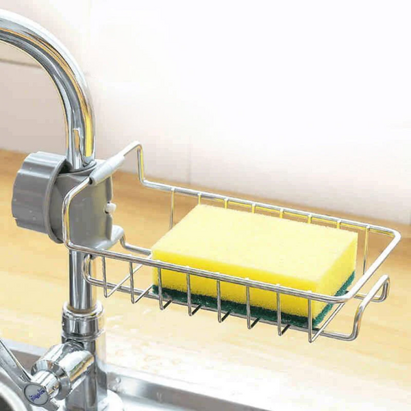 SinkRack™ – Verstellbares Spülbecken-Regal für Schwamm & Seife
