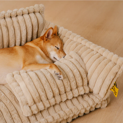 SnnozyDream™ – Großes Waschbares Flauschiges Orthopädisches Hundesofa-Bett
